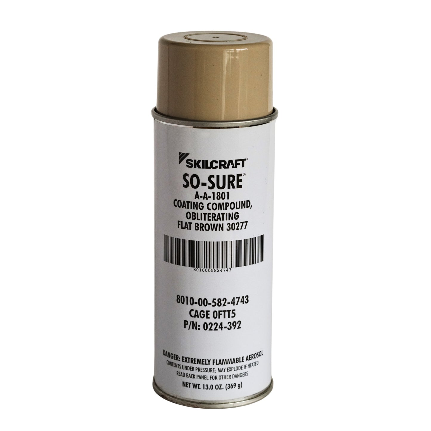 So‑Sure A‑A‑1801 Coating Compound Tan 30277 – 13oz Aerosol