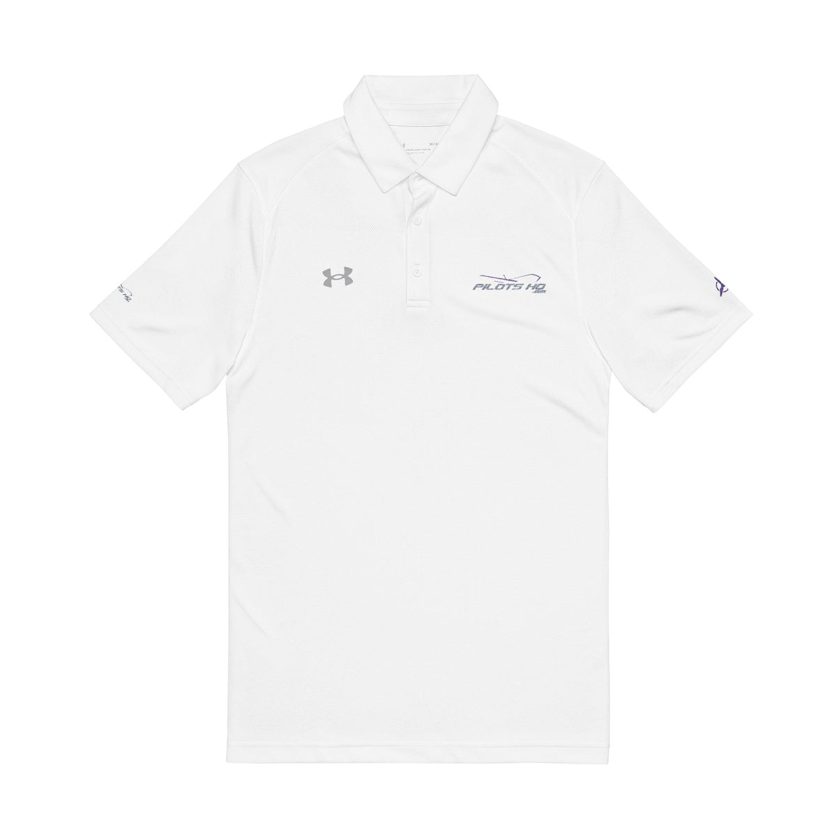Pilots HQ Embroidered Polo – Under Armour Performance Shirt for Men