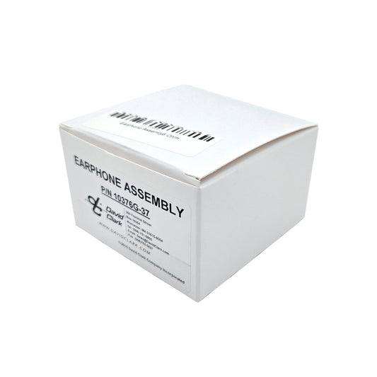 David Clark 8 Ohm Earphone Assembly – Part Number 10376G-37 for Aviation Headsets