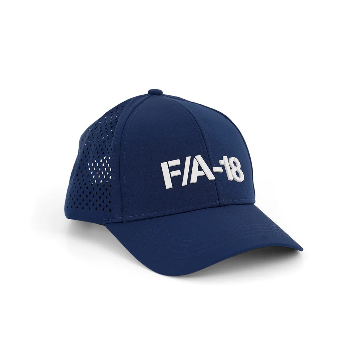 Boeing F/A-18 Super Hornet Series Hat side view navy blue breathable mesh back cap