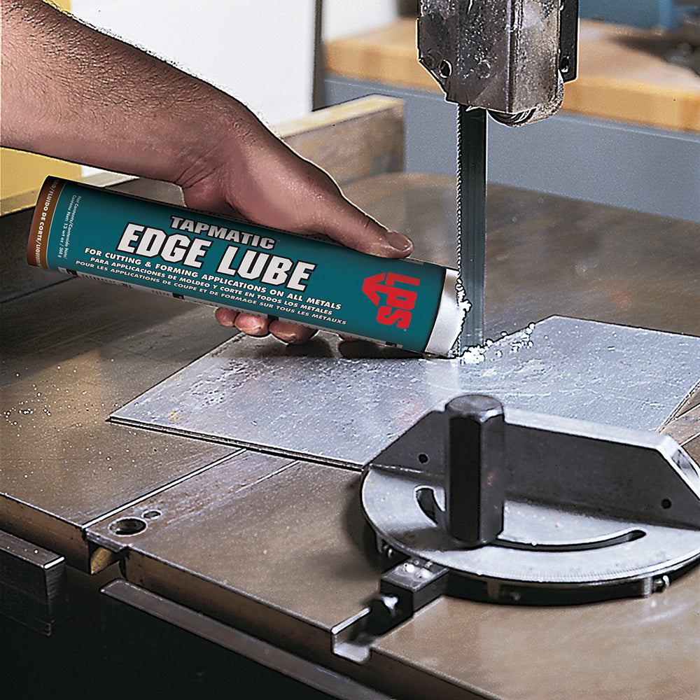 LPS® Tapmatic® Edge Lube being applied during metal cutting operation