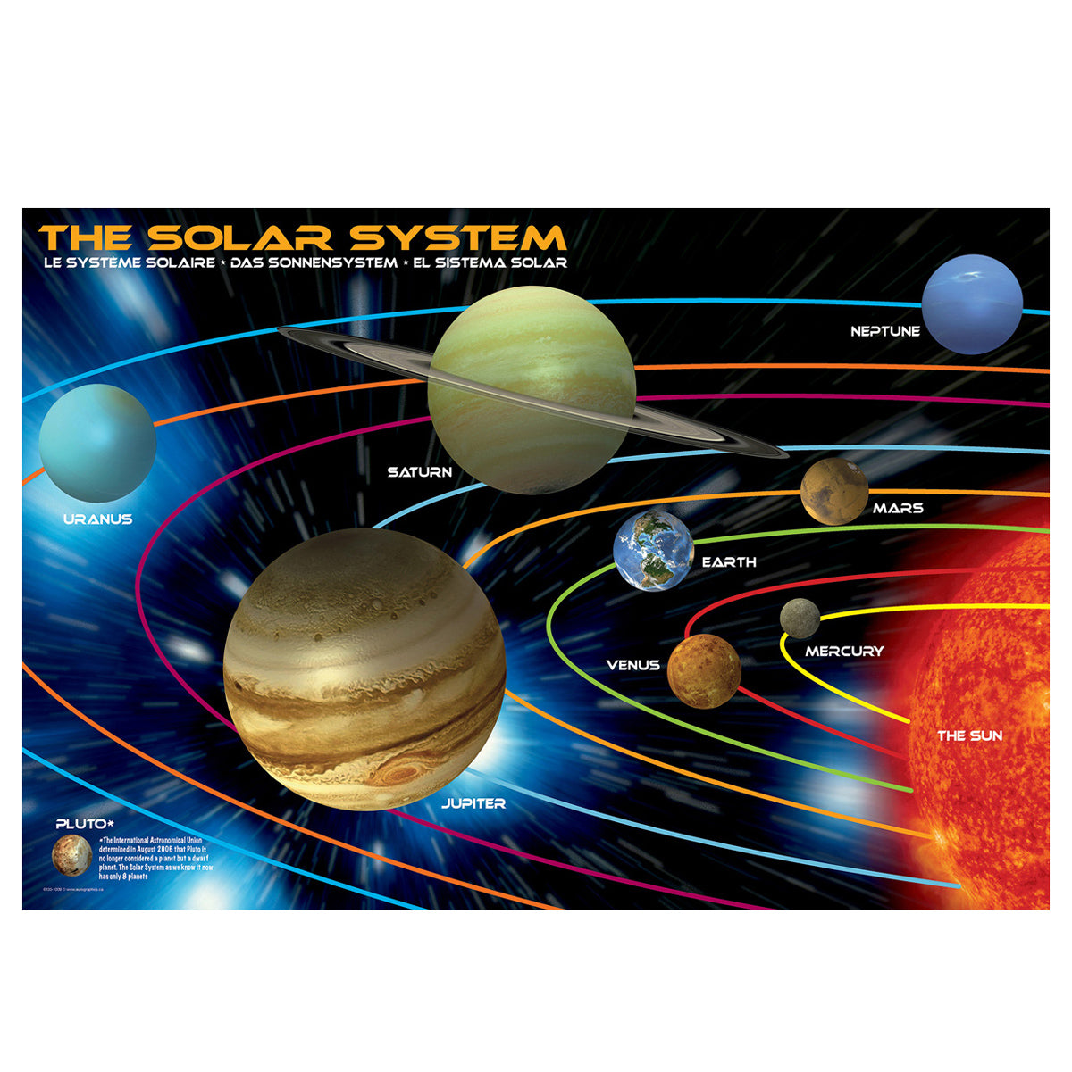 EuroGraphics The Solar System 100-Piece Jigsaw Puzzle