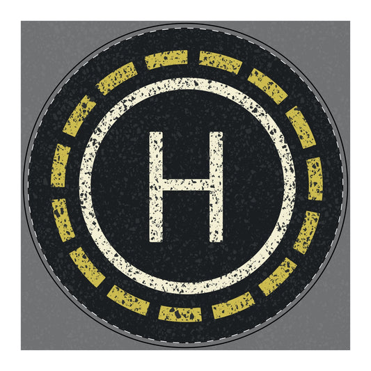 Helipad Mouse Pad – PU Leather Aviation Desk Mat & Gift