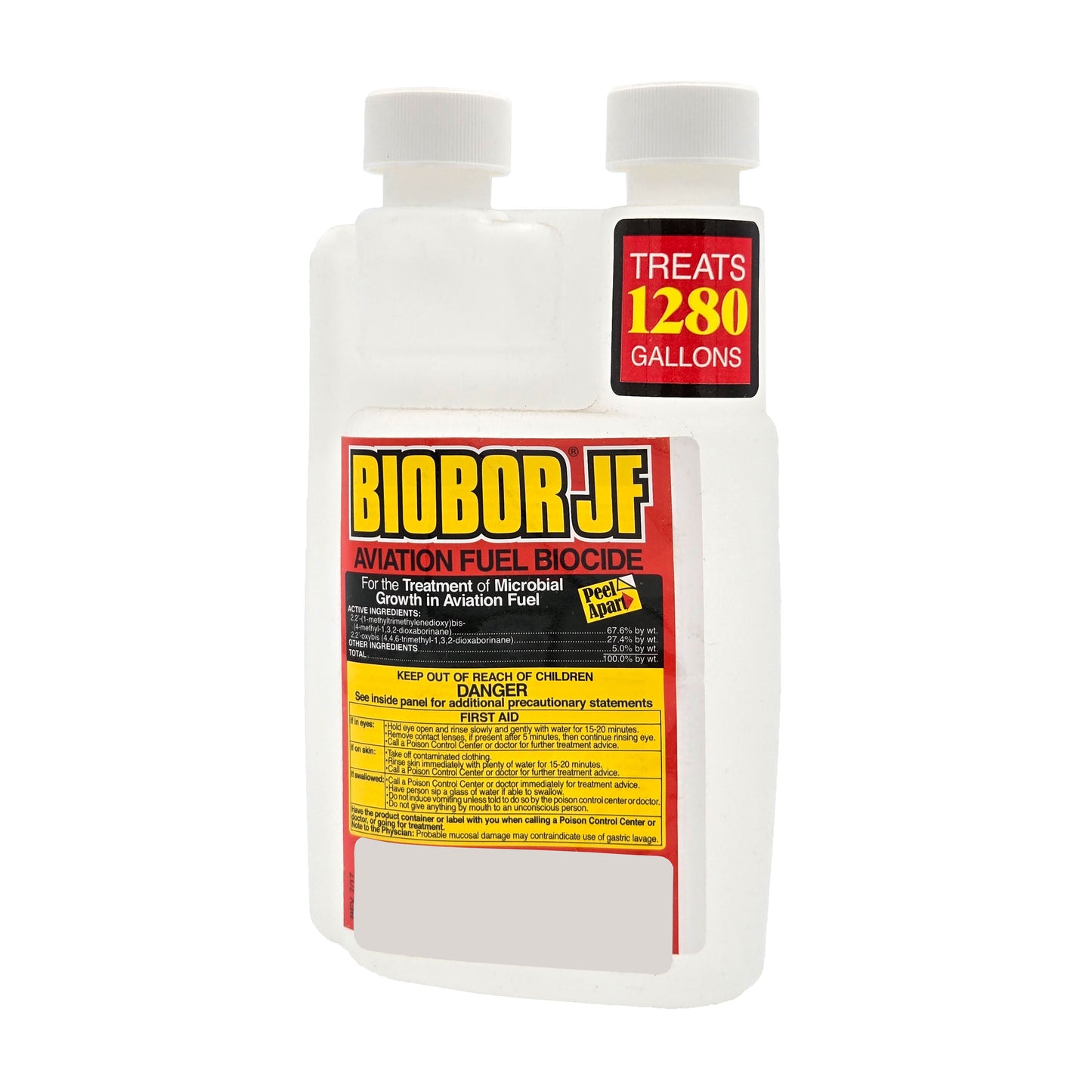 Hammonds Biobor JF Jet Fuel and Diesel Fuel Treatment – Front View with Product Label