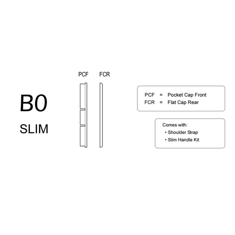 BrightLine Bags® B0 SLIM Modular Gear Bag – Slim Profile iPad® Flight Bag