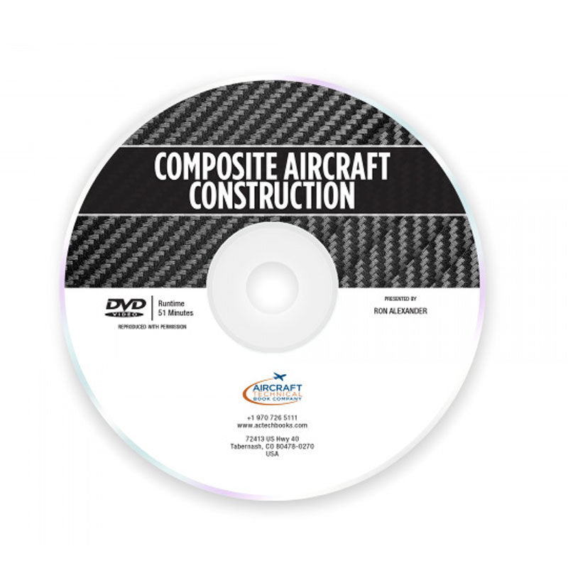 Basic Composite Aircraft Construction DVD by Ron Alexander covering composite aircraft building materials and techniques