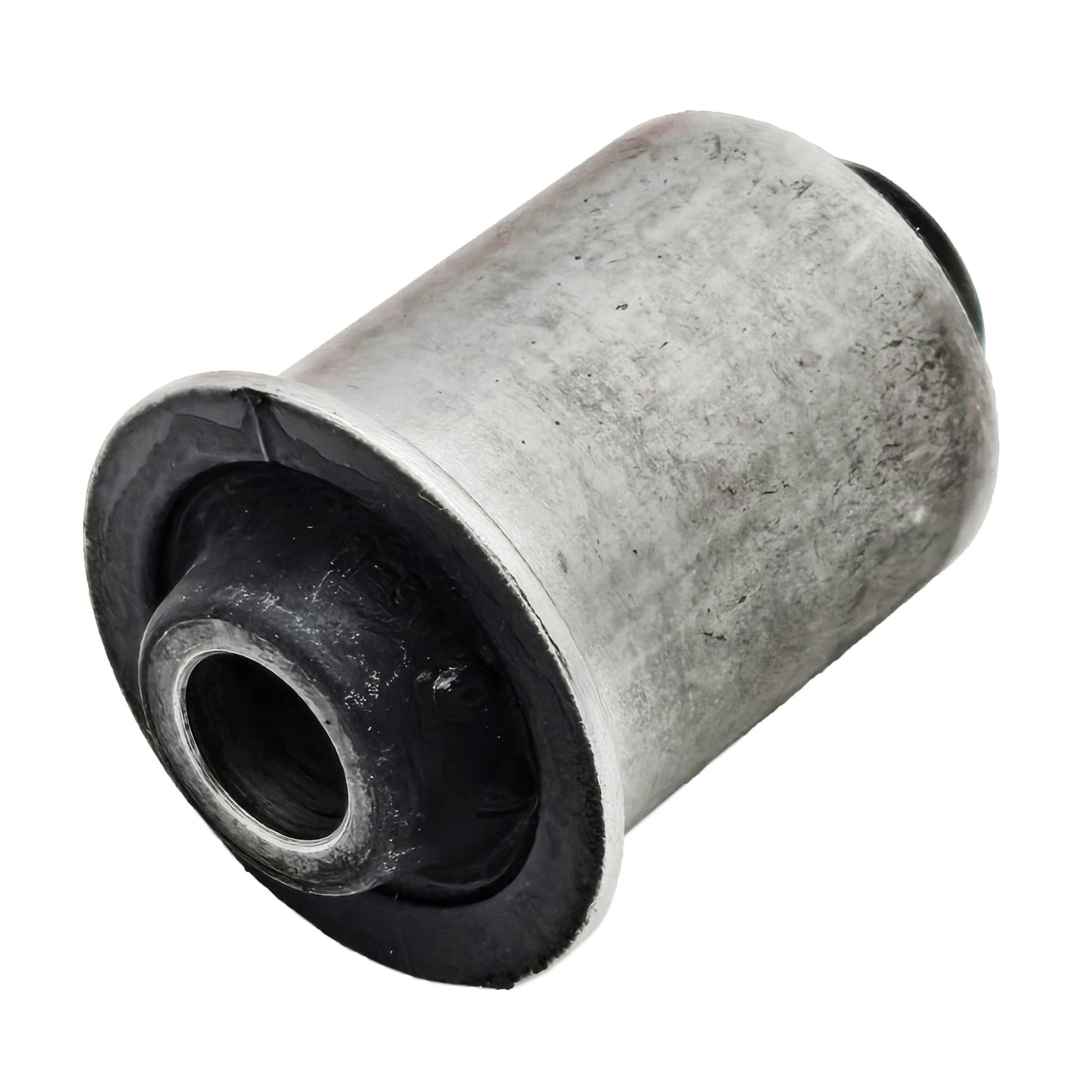 Flanged end view of Continental 23411 bushing showing metal flange that seats against engine mount structure.