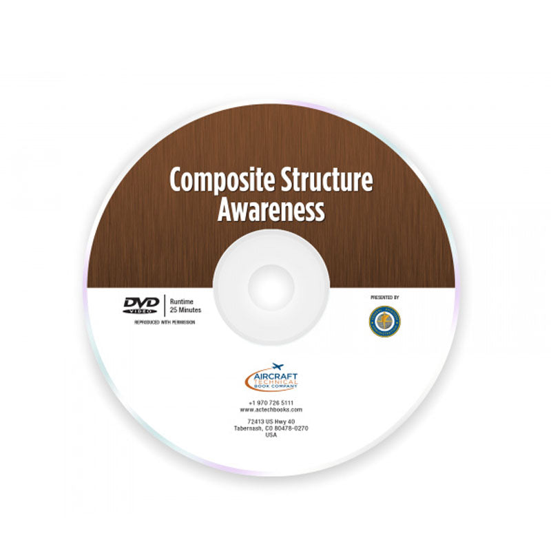 Composite Structure Awareness DVD covering aircraft composite materials, inspection awareness, and maintenance procedures