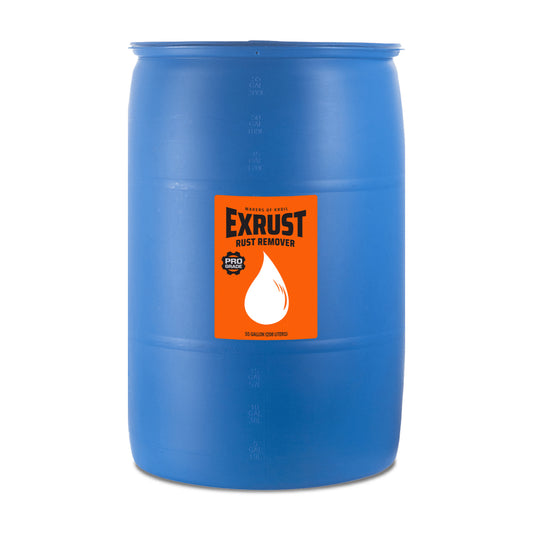 Kano Exrust Industrial Strength Rust Remover 55 Gallon Drum for Aviation and Industrial Use