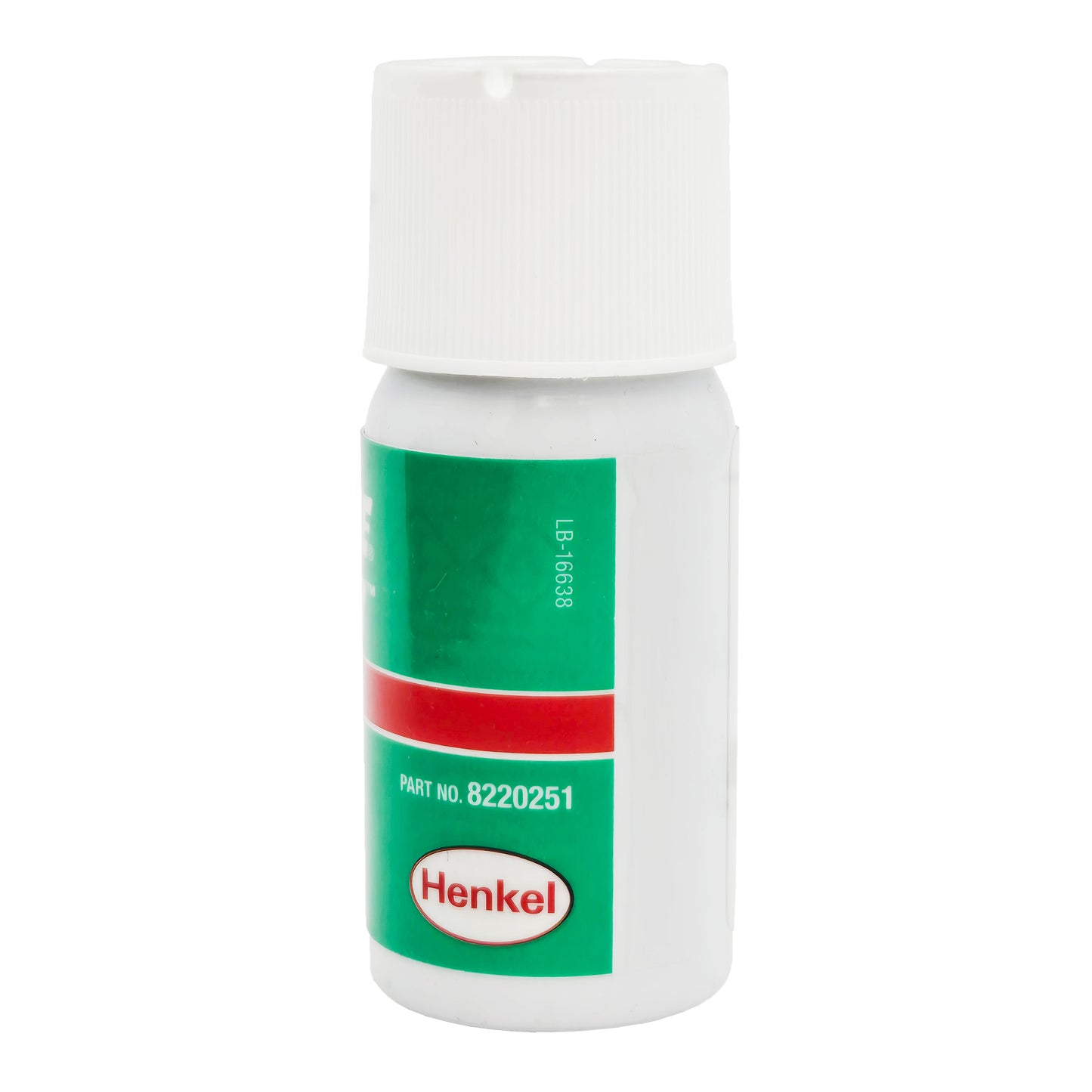 Side view of expired Loctite SF 7387 Activator bottle showing part number and partial manufacturer logo.