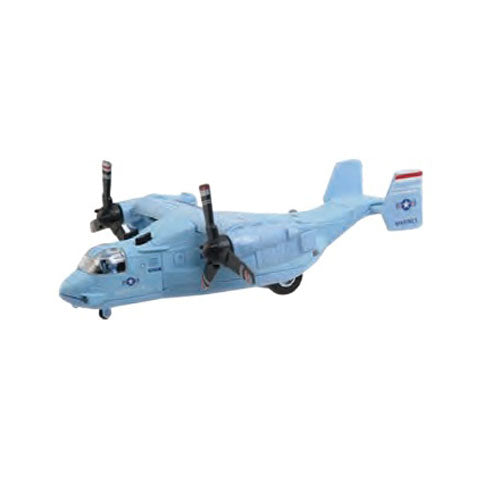 WowToyz® - V-22 Osprey Jumbo Diecast Pullback light blue manufacturer photo, blurry
