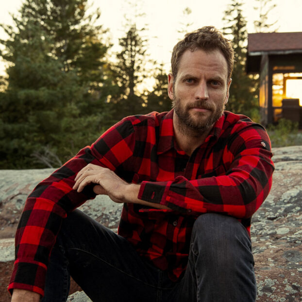 Red Canoe - Men's Rob Roy Tartan Plaid Shirt, lifestyle