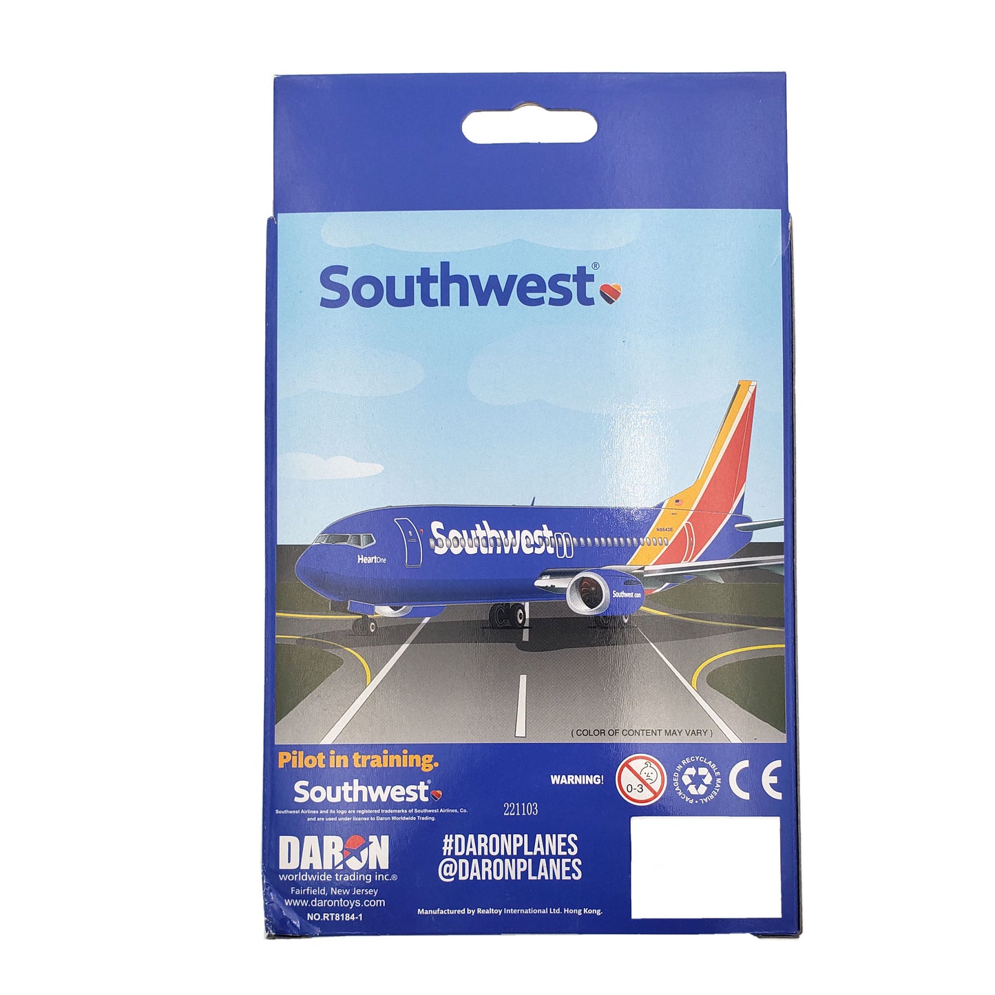 Toy Model Airplane, Southwest Plane New Livery