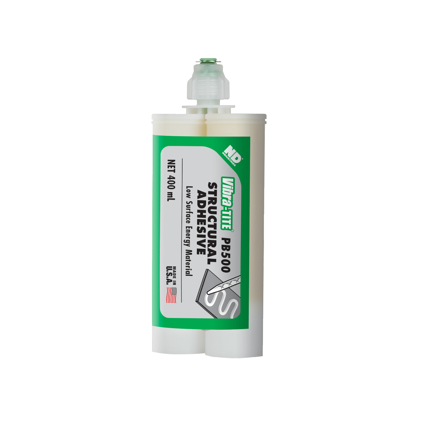 Vibra-Tite - LowEnergy Plastics Structural Adhesive, 400 mL
