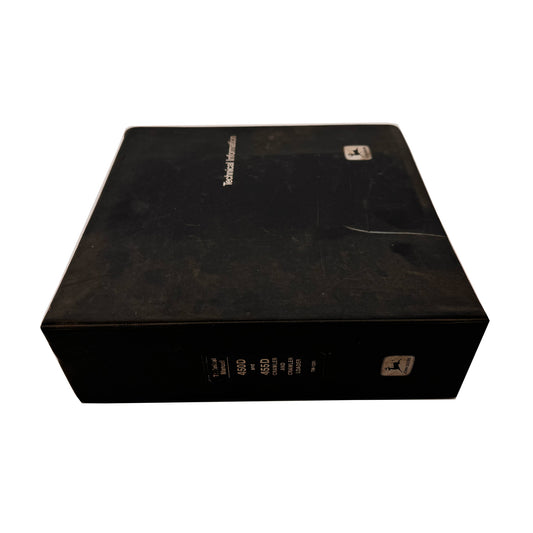 John Deere 450D 455D Crawler Loader Shop Service Repair Technical Manual TM1291