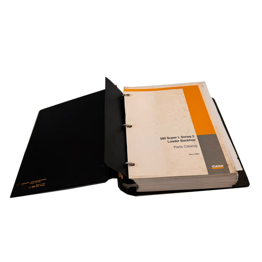Lot of 2 CASE 580 Super L Loader Backhoe Series 2 Parts Catalogs 7-3551