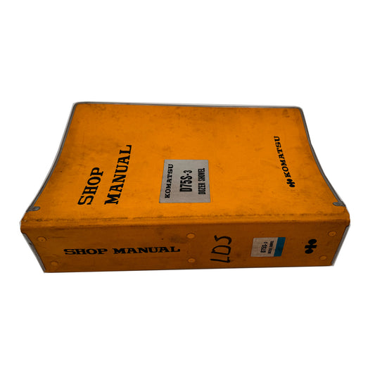 Komatsu D75S-3 Dozer Shovel Service Shop Repair Manual
