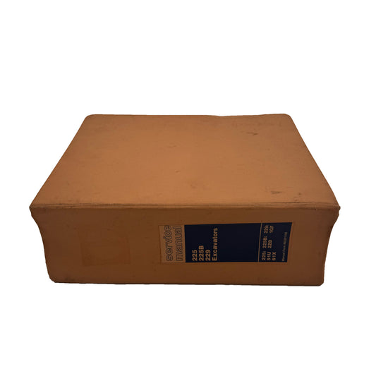 CAT Caterpillar 225 225B 229 Excavator Service Manual REG01156