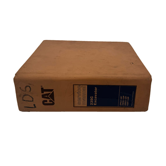 CAT Caterpillar 235C Excavator Service Manual 2PG1 3WG1 4DG1 5AF1