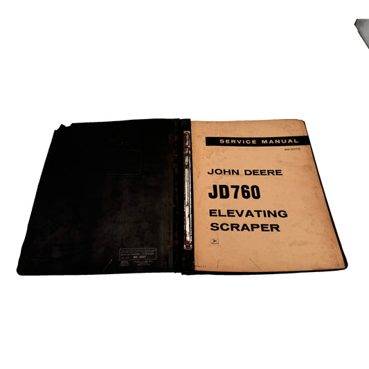 John Deere JD760 Elevating Scraper Service Repair Manual | SM-2076