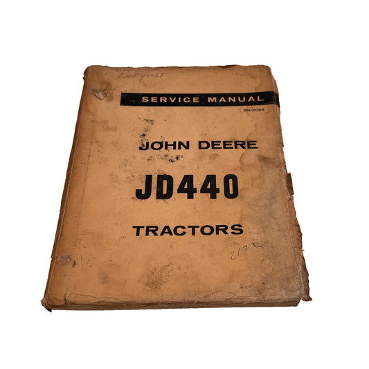John Deere JD440 Tractor Service Manual | SM-2065