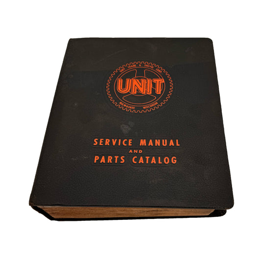 Unit Crane Service And Parts Manual | 357, 514, 614, 617, 1014, 1020, 1220, more