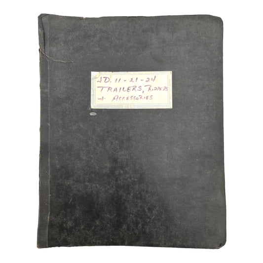 John Deere - Parts Catalog Binder | Cover