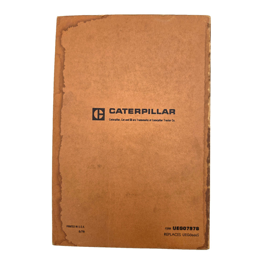 CAT 3304 Vehicular Engine Parts Manual