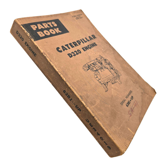 CAT Caterpillar D320 Engine Parts Book Manual