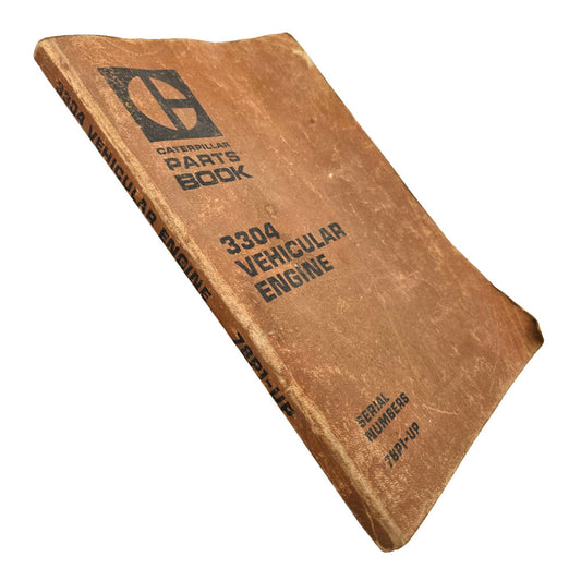 CAT Caterpillar 3304 Engine Parts Book Manual