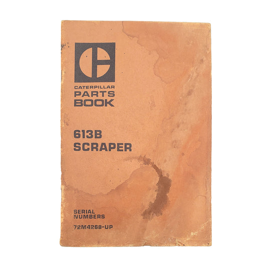 Cat Caterpillar 613B Parts Book Manual 72M4268-UP