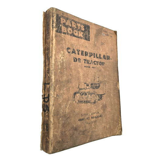 Cat Caterpillar D8 Tractor Power Drive Parts Manual