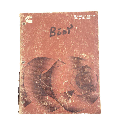 Cummins H and NH Series Engines Repair Shop Manual