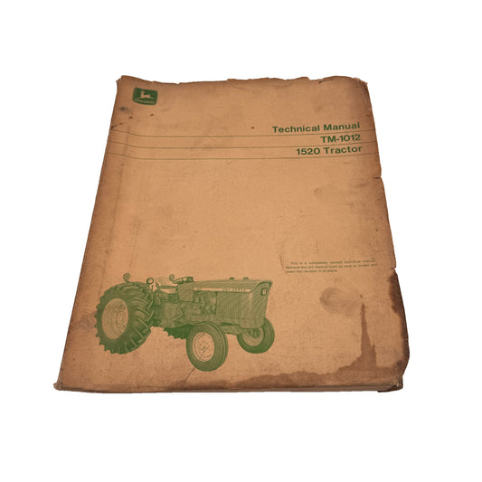 John Deere 1520 Tractor Technical Manual | TM-1012