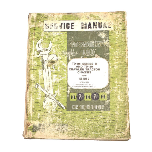 International Hough TD-25 Series B & TD-30 SERVICE MANUAL | Cover