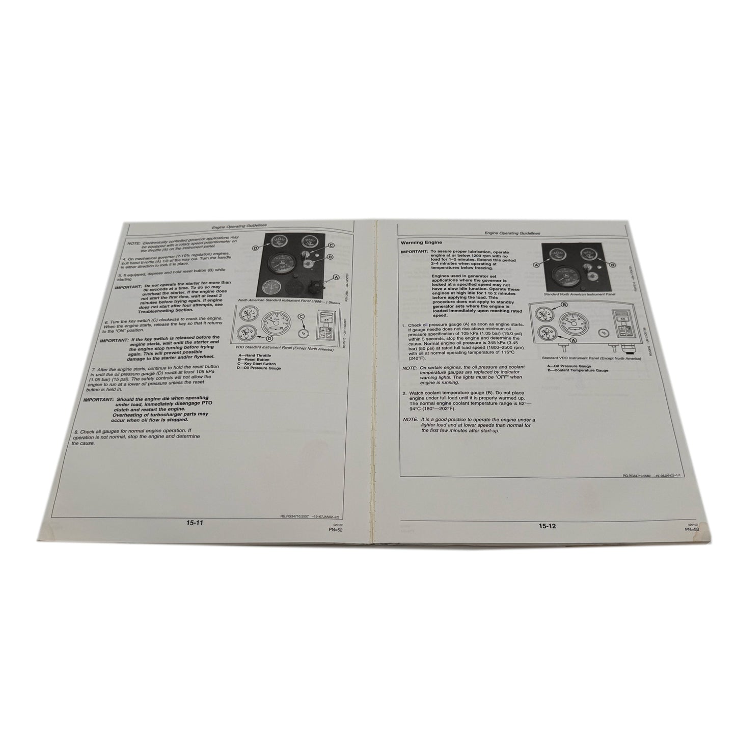 John Deere Operator's Manual PowerTech 4.5/6.8 L Diesel Engines | OMRG25204