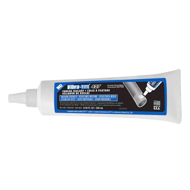 Vibra-Tite - 427 High Strength - Stainless Steel Thread Sealant, 250 mL
