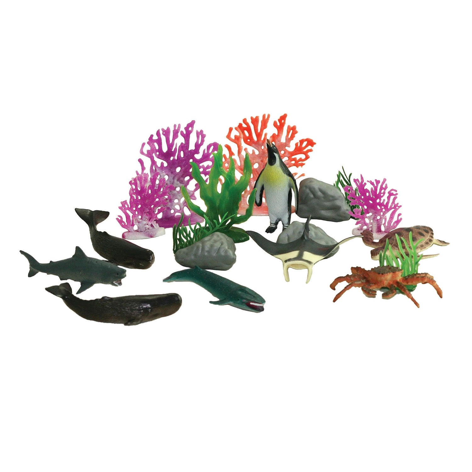 WowToyz® - Ocean Animals Mini Bucket Playset 18-pc – Pilots HQ LLC.