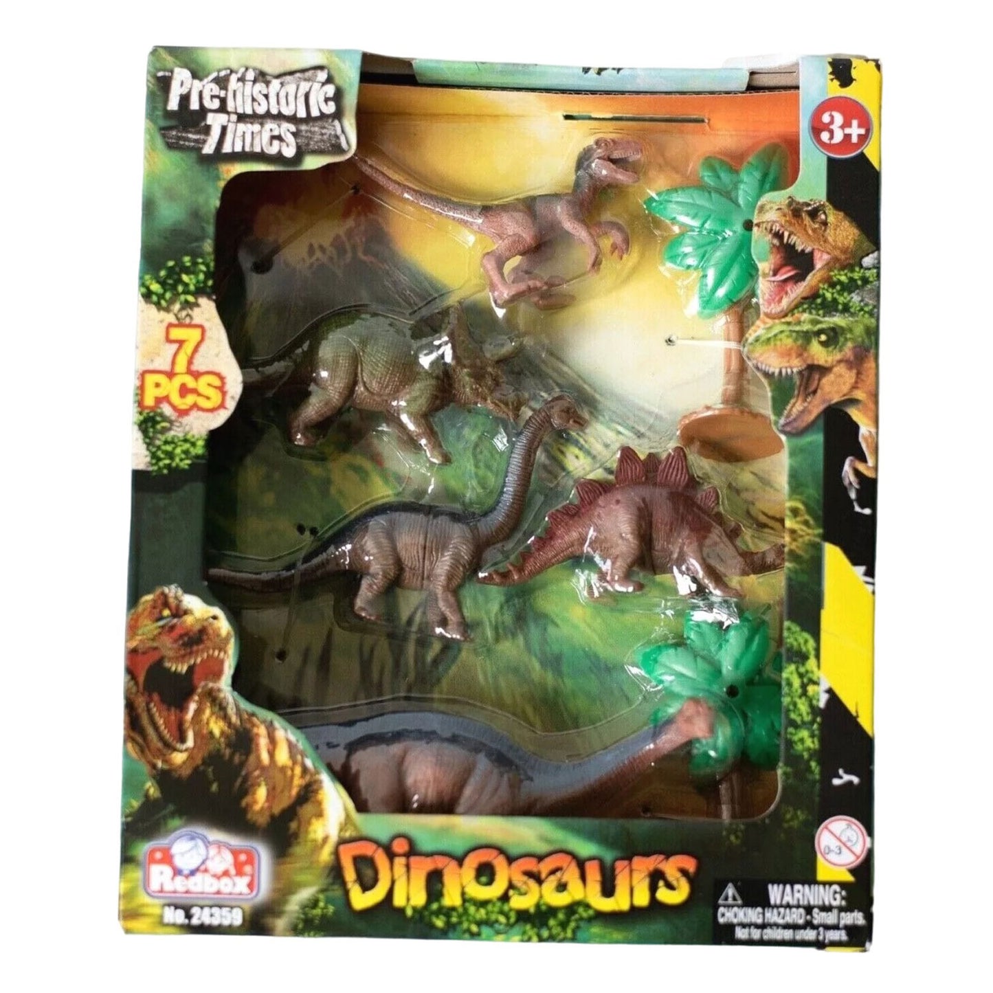 WowToyz® - Dinosaur Playset 7pc, boxed