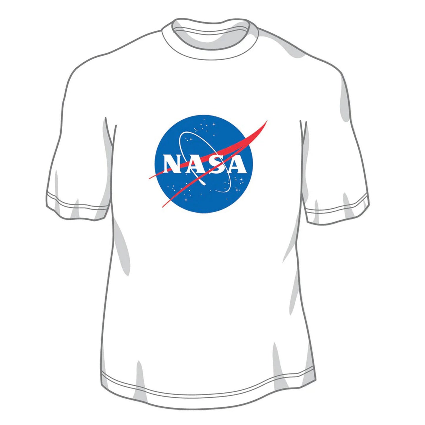 WowToyz® - NASA Emblem T-Shirt, White