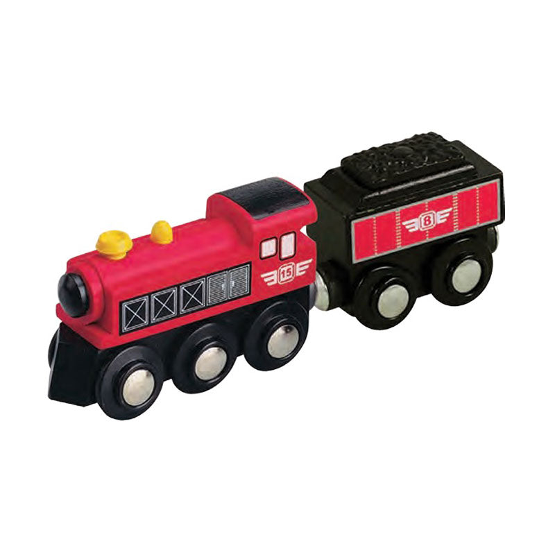 WowToyz® - Li'l Chugs™ Red Steam Locomotive & Coal Tender – Pilots