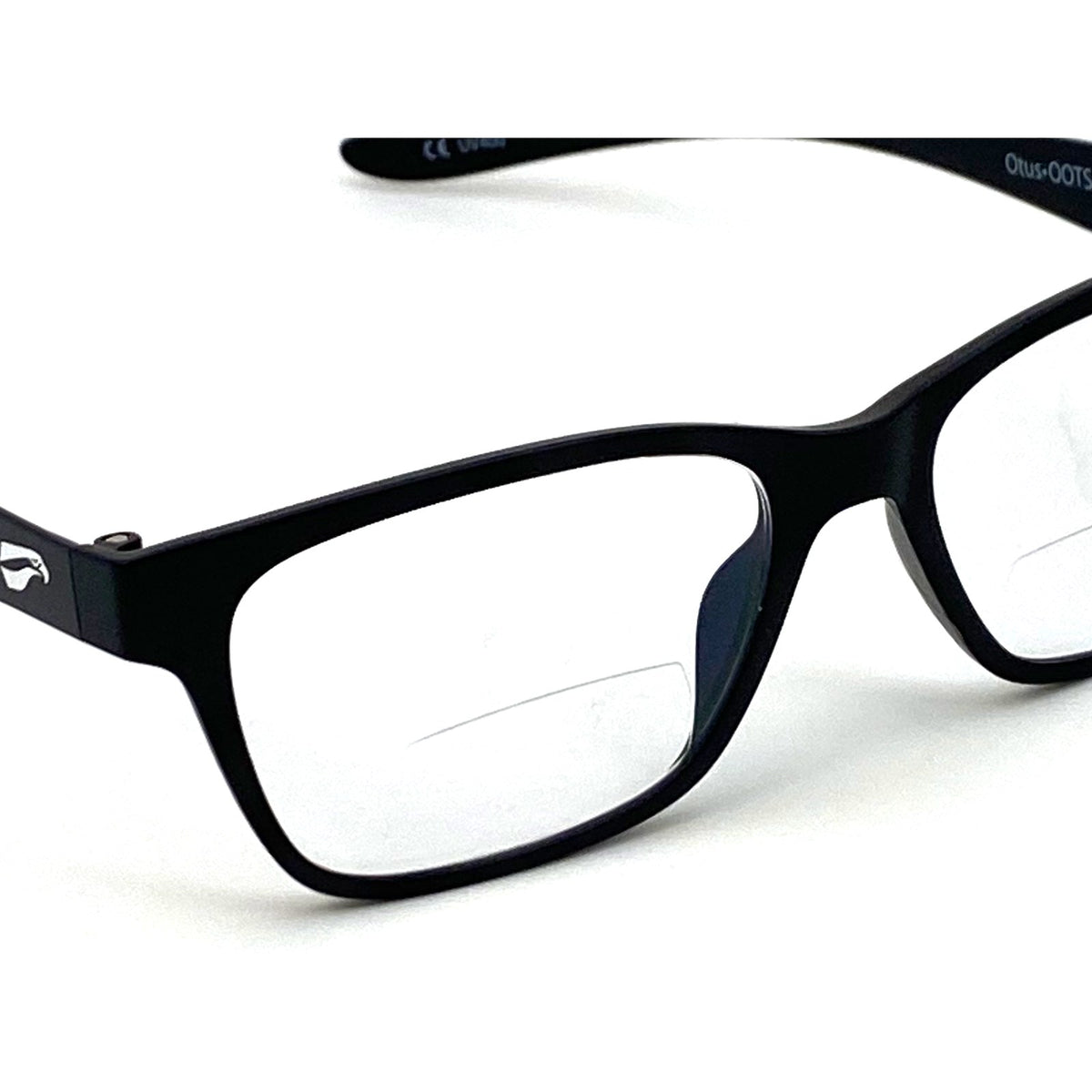 Flying Eyes Otus replacement lenses in Clear Non-Rx Bifocal +1.0.