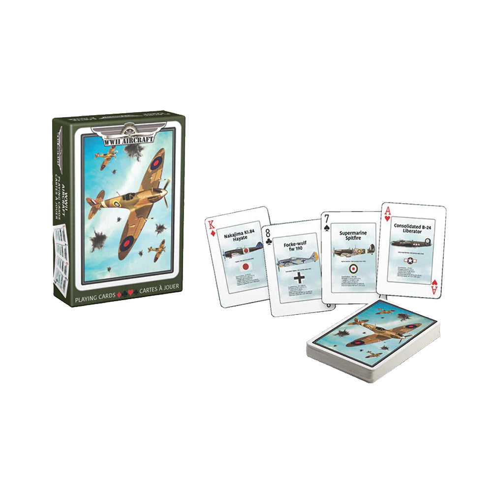 EuroGraphics World War II aircraft playing cards