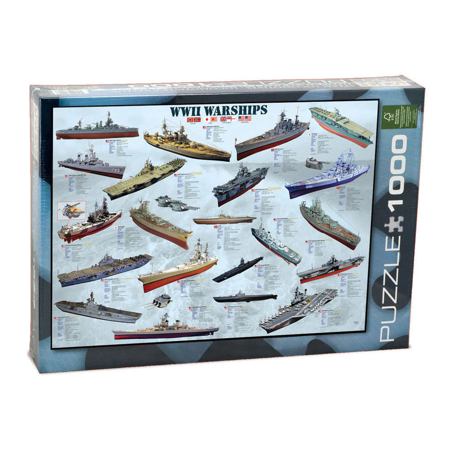 EuroGraphics World War II Warships 1000-piece jigsaw puzzle