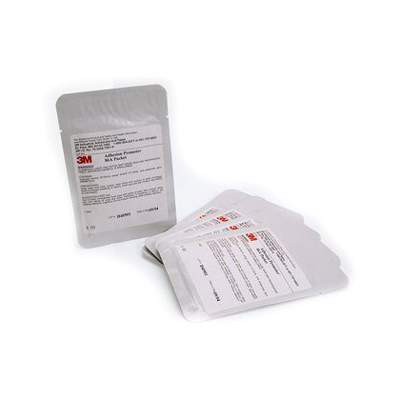 3M - Adhesion Promoter 86A, 7" x 7" Pre-saturated wipes, 5 Pack | 021200-96361-2 | 048011-63799