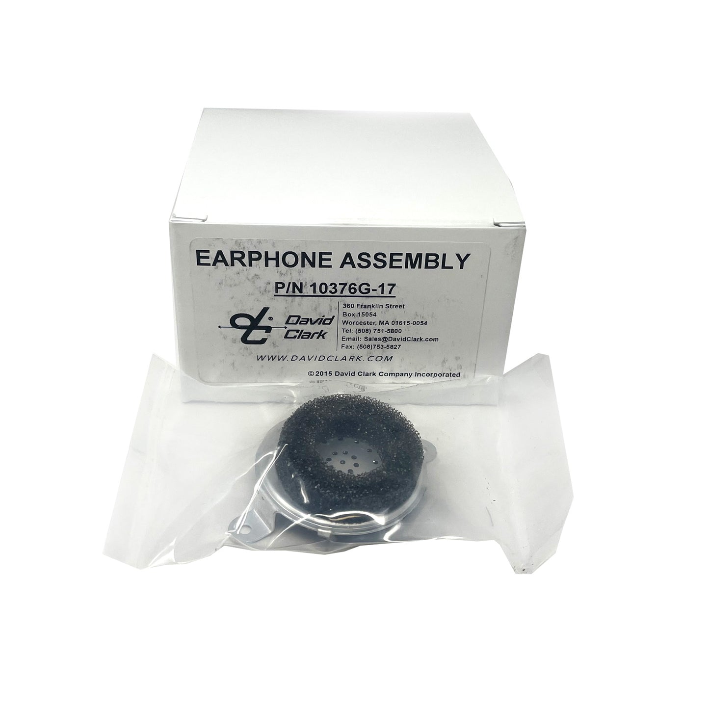 David Clark 10376G-17 300-Ohm Thru-Hole Earphone Assembly Replacement
