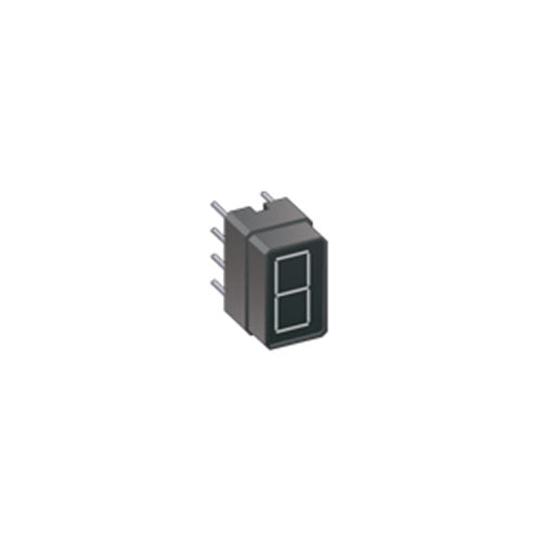 Technical drawing of Wamco KW105S Digital Display showing 7-segment layout, 0.300" x 0.155" character size, and pin configuration