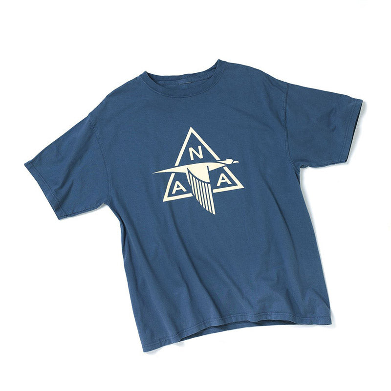 Boeing North American Aviation Heritage T-Shirt blue with vintage NAA logo graphic