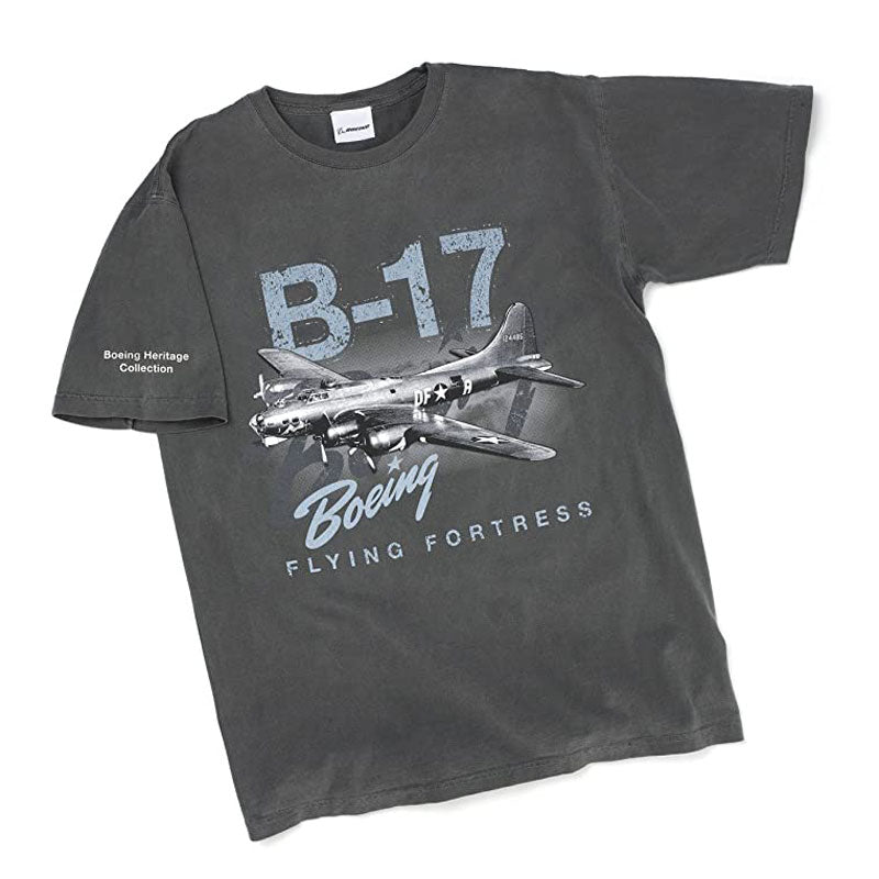 Boeing B-17 Flying Fortress heritage t-shirt with vintage aircraft graphic