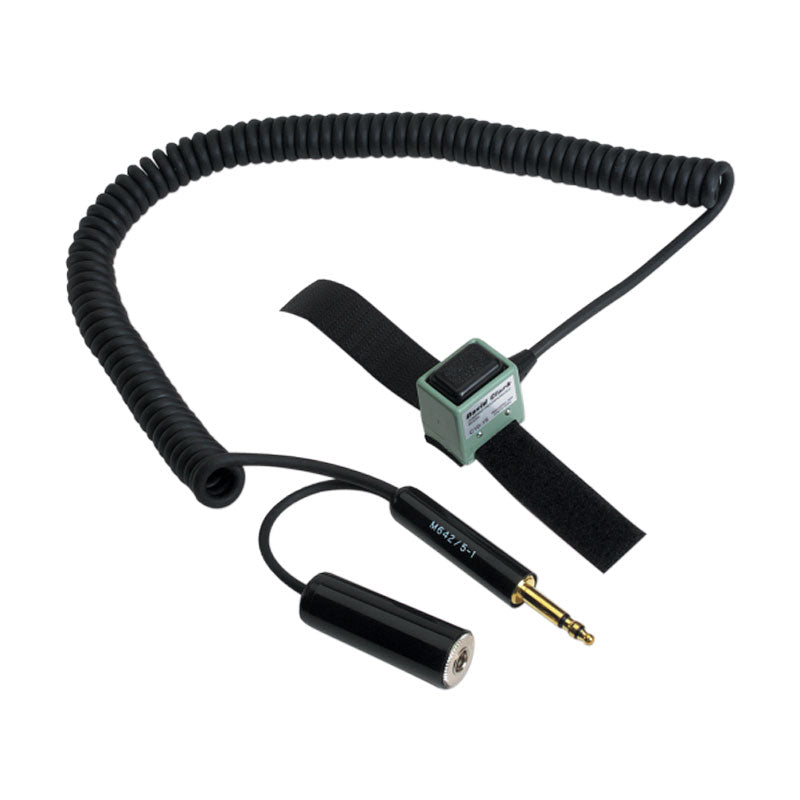 David Clark C10-15 Push-To-Talk Switch 18216G-01 with Coiled Cord and Yoke Strap for Aviation Use